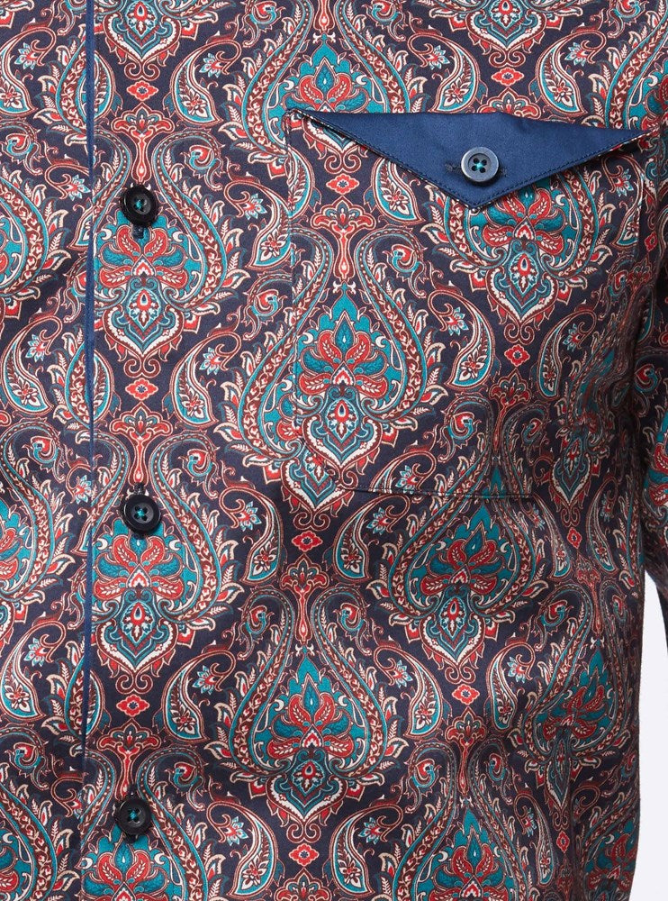 CHEMISE DÉCONTRACTÉE À MANCHES LONGUES POUR HOMMES