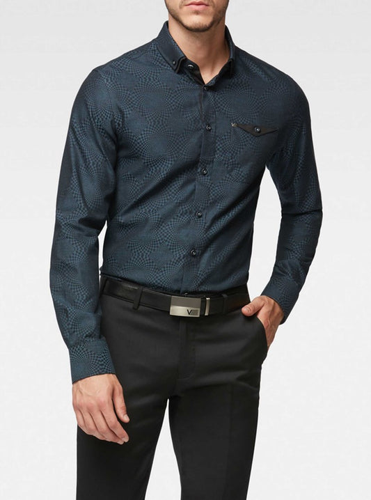 Men's casual long sleeve shirt