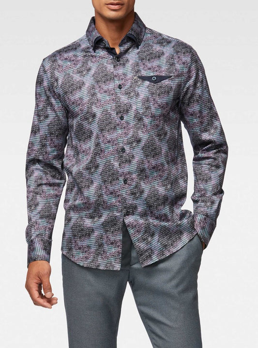 CHEMISE DÉCONTRACTÉE À MANCHES LONGUES POUR HOMMES