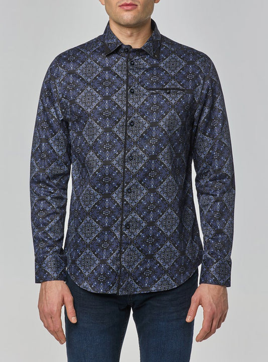 CHEMISE CLASSIQUE À MANCHES LONGUES POUR HOMMES