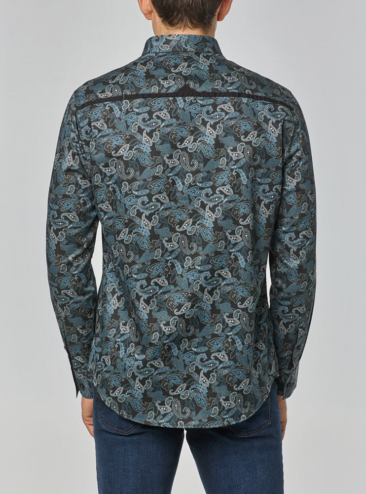 Men's casual long sleeve shirt