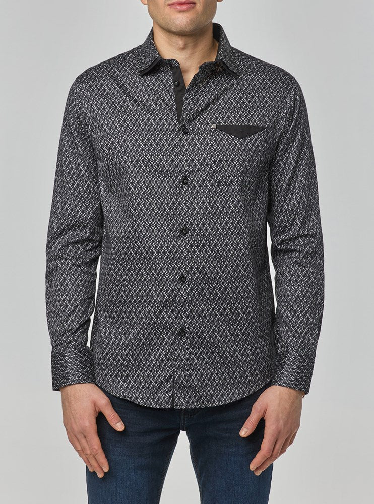Men's casual long sleeve shirt