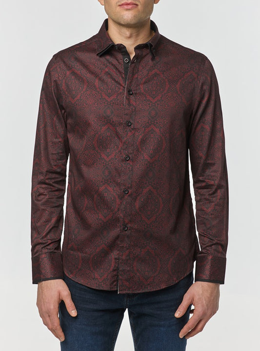 CHEMISE DÉCONTRACTÉE À MANCHES LONGUES POUR HOMMES