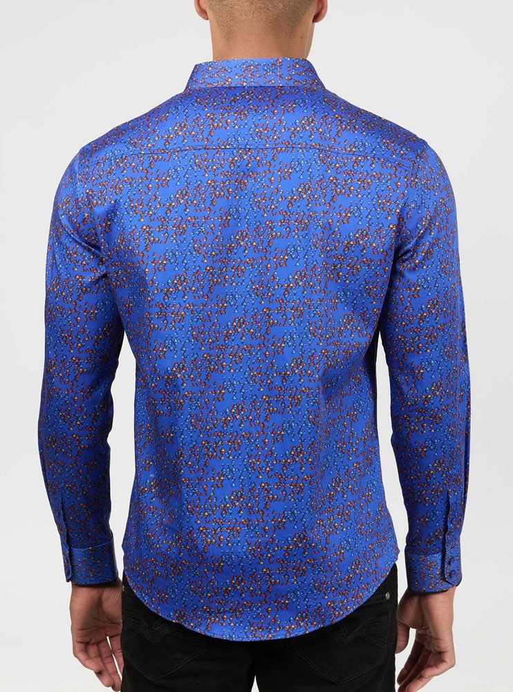 Men's casual long sleeve shirt