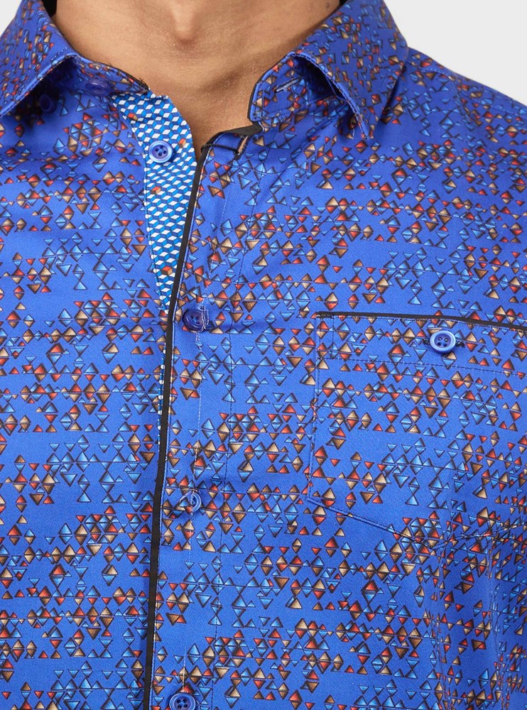 Men's casual long sleeve shirt