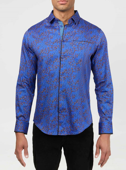 CHEMISE DÉCONTRACTÉE À MANCHES LONGUES POUR HOMMES