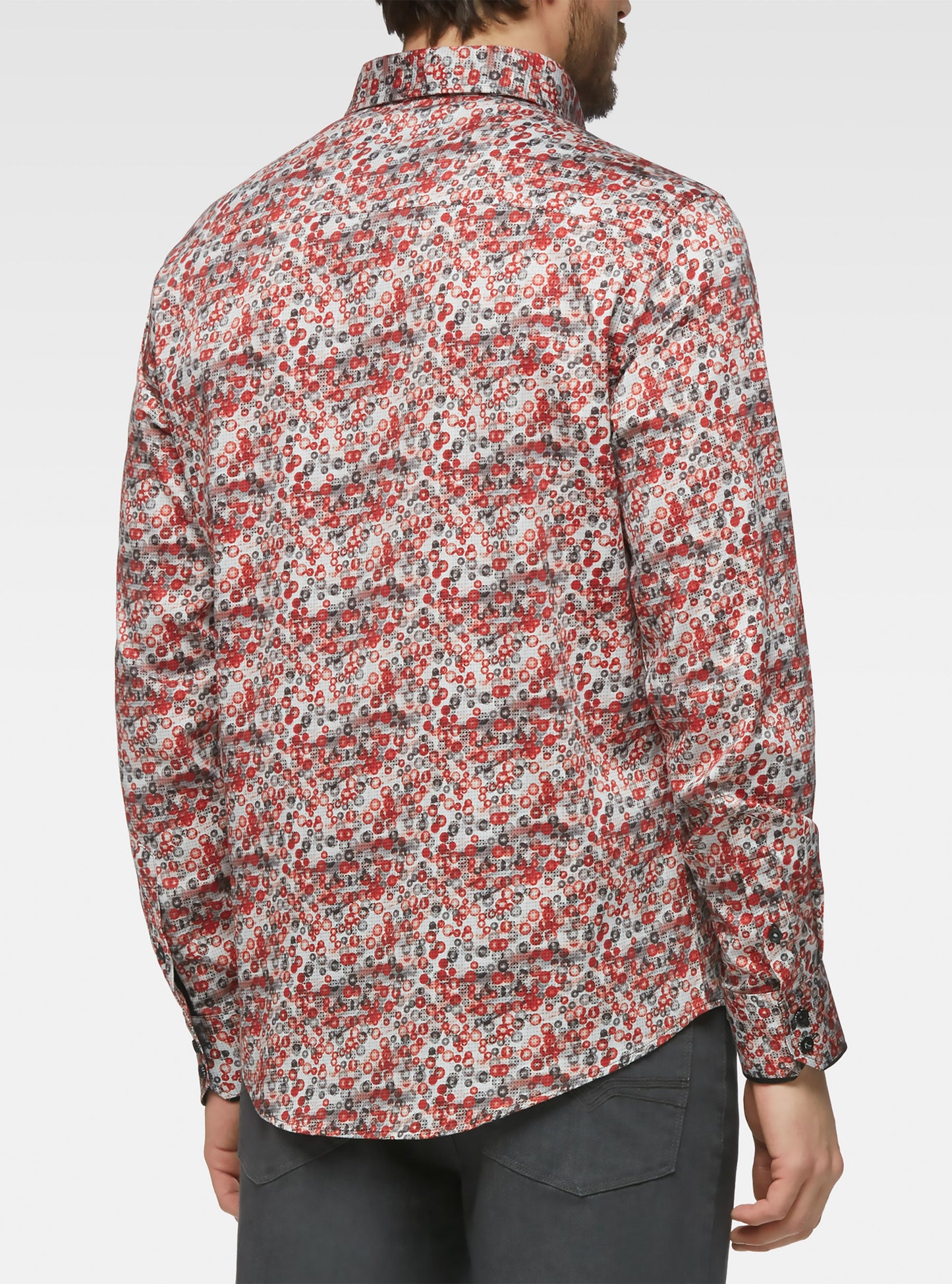 Men's casual long sleeve stretch shirt