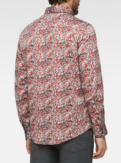 Men's casual long sleeve stretch shirt