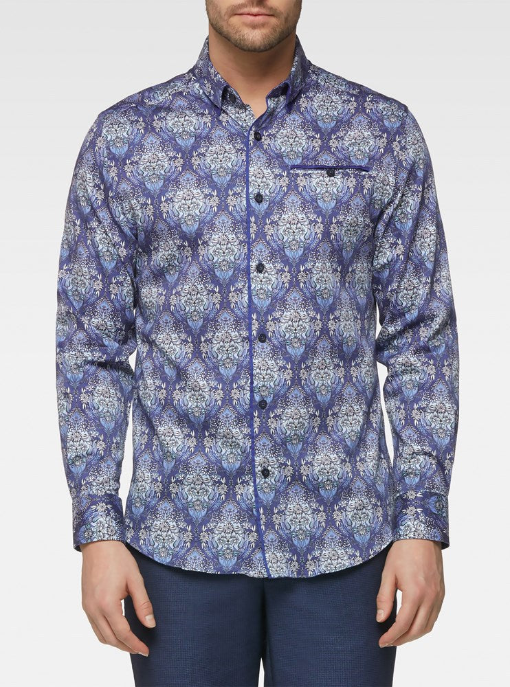 Men's casual long sleeve shirt