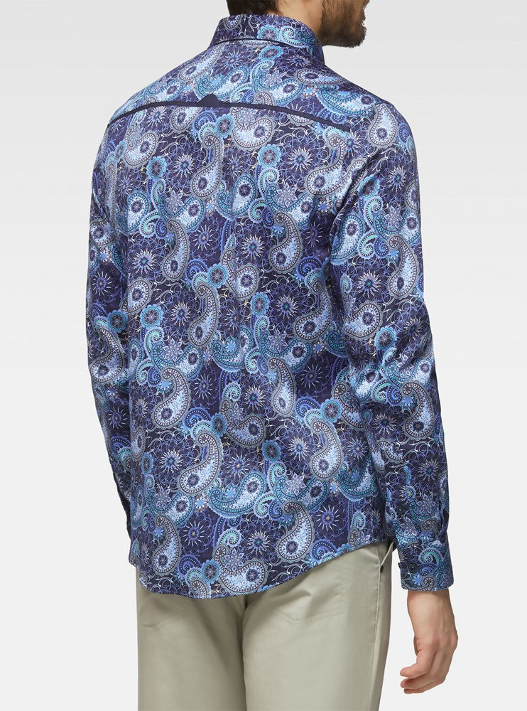 Men's casual long sleeve shirt
