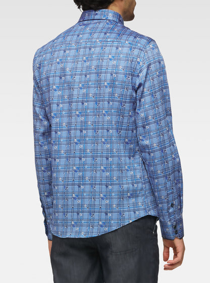 Men's casual long sleeve shirt