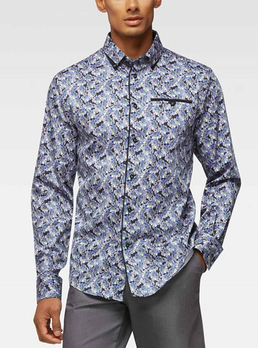 Men's casual long sleeve shirt