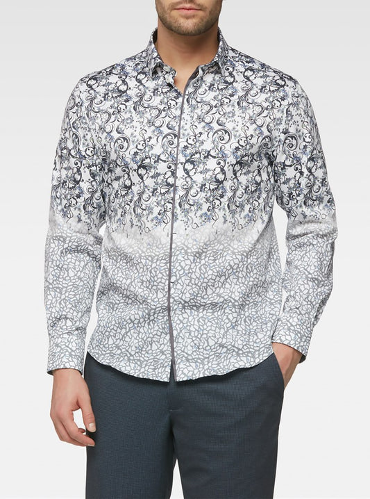 Men's casual long sleeve shirt