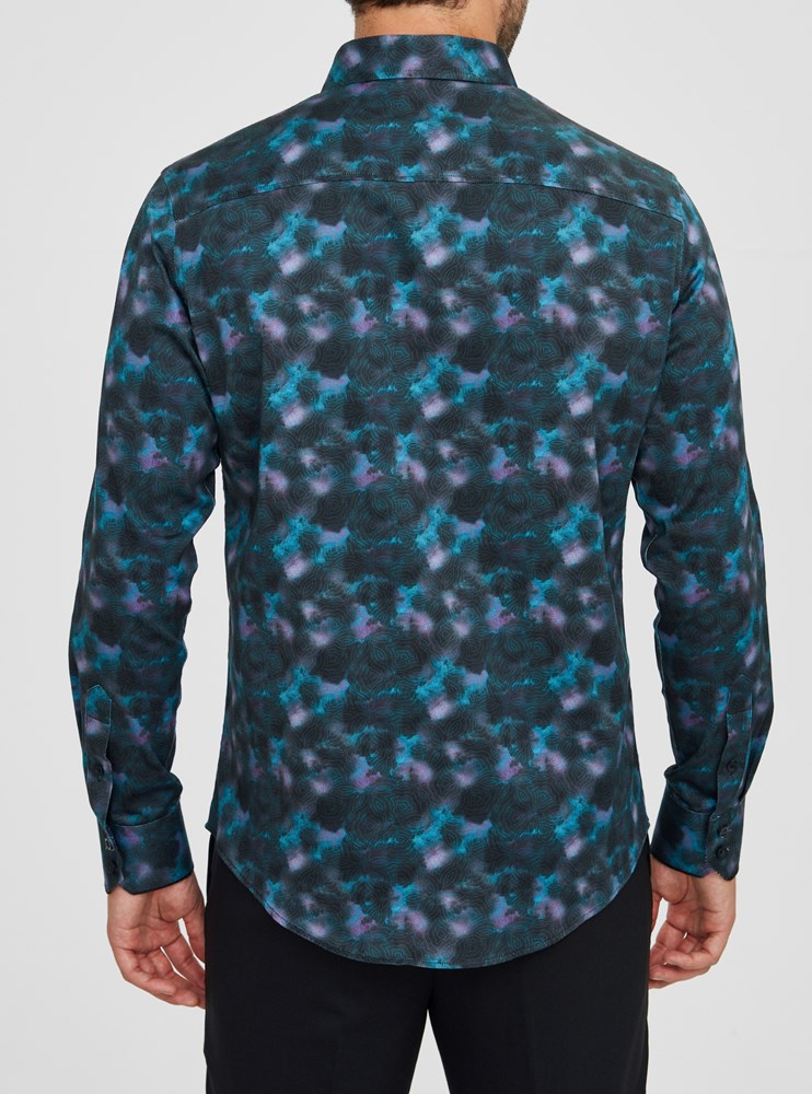 Men's casual long sleeve shirt