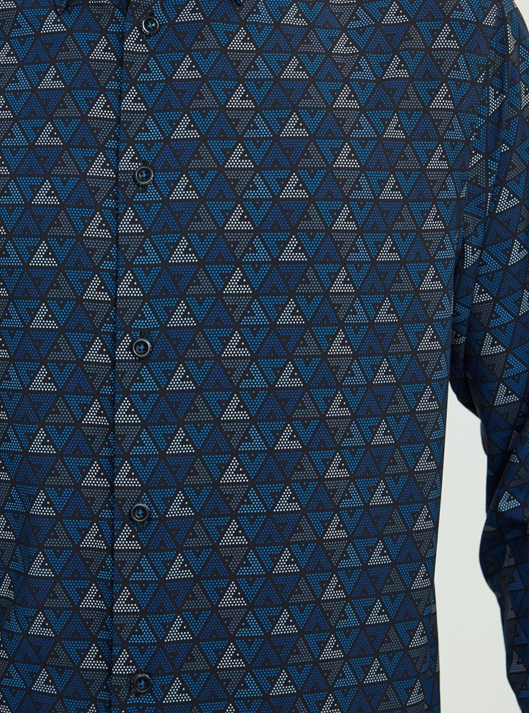 Men's casual long sleeve shirt