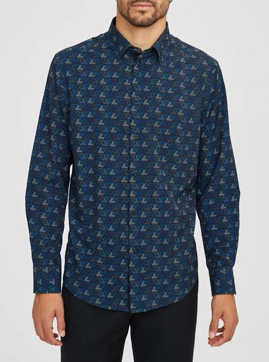 Men's casual long sleeve shirt