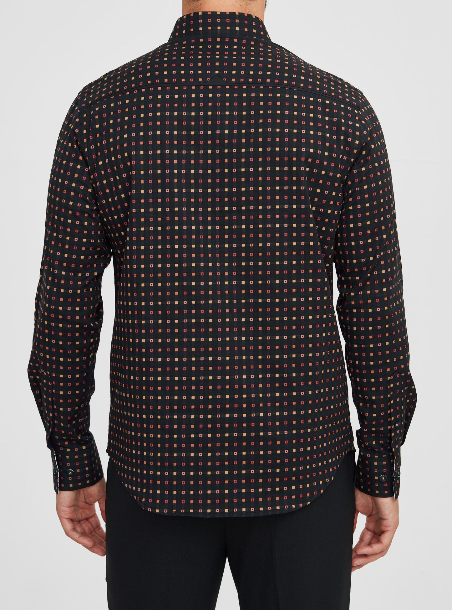 Men's casual long sleeve stretch shirt