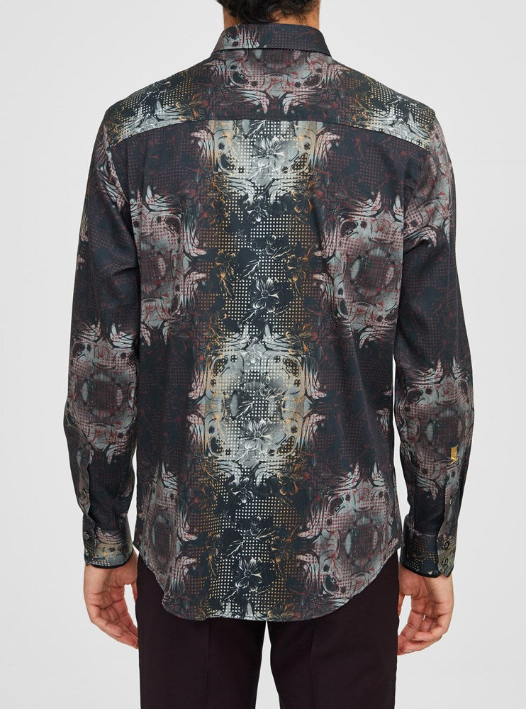 Men's casual long sleeve shirt