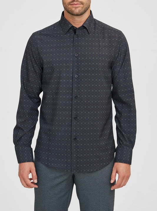 Men's casual long sleeve shirt