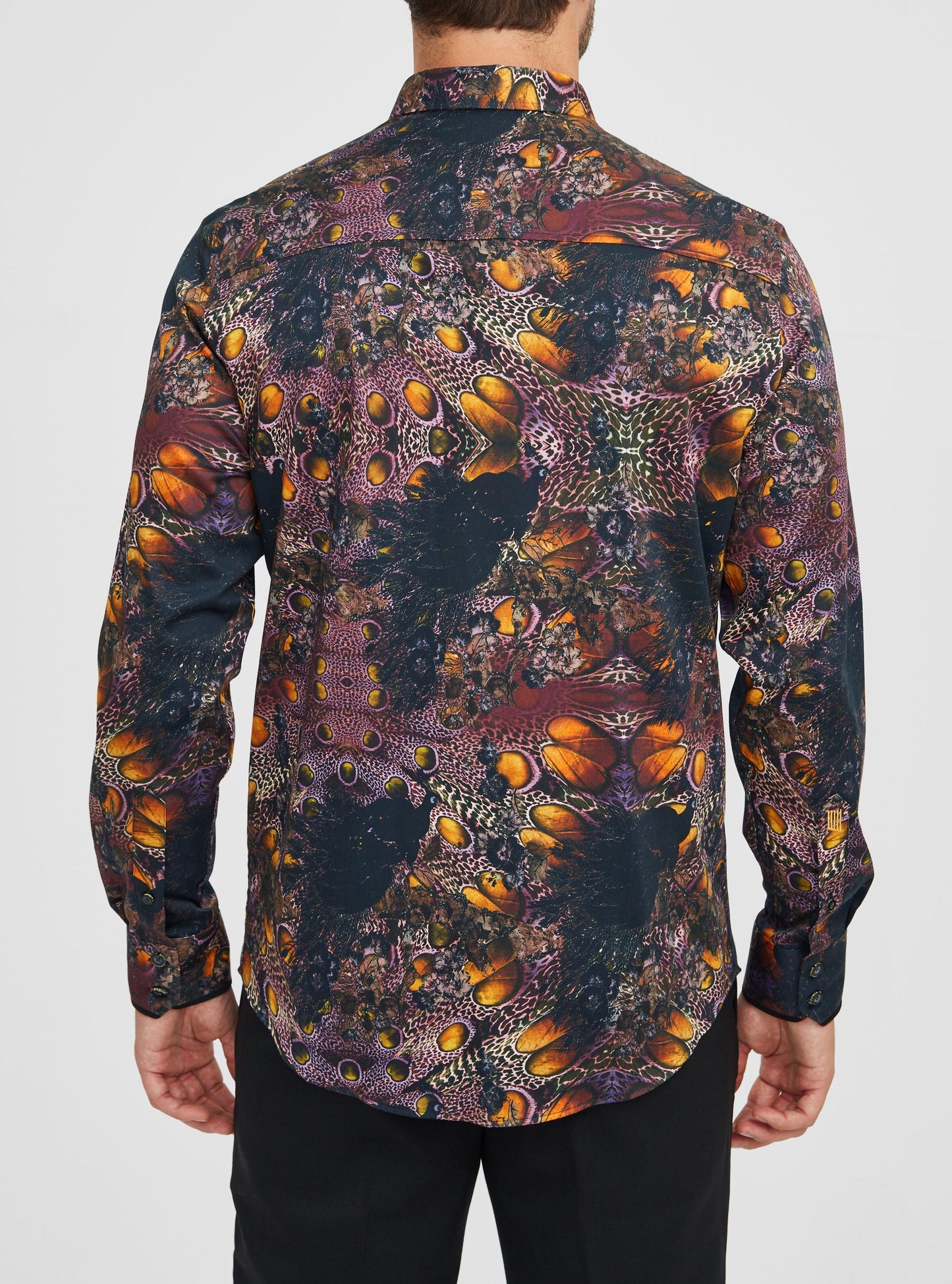 Men's casual long sleeve stretch shirt