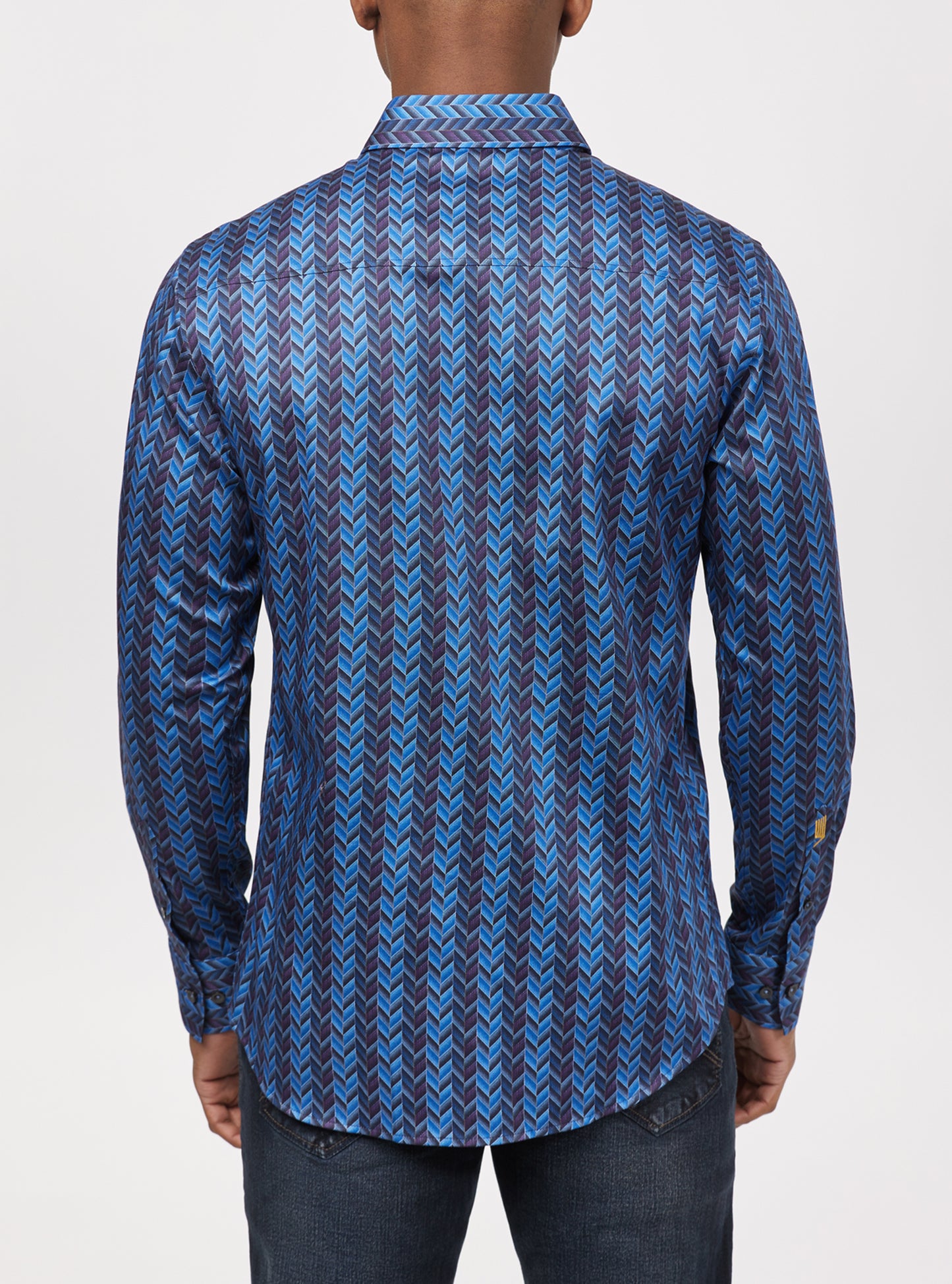 Men's casual long sleeve stretch shirt