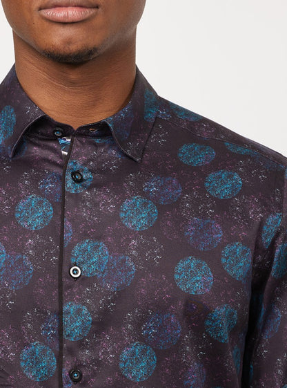 Men's casual long sleeve shirt