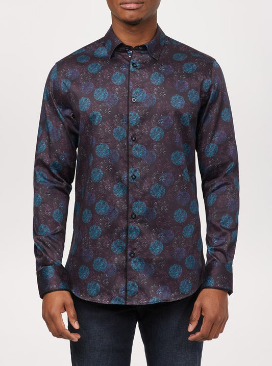 Men's casual long sleeve shirt