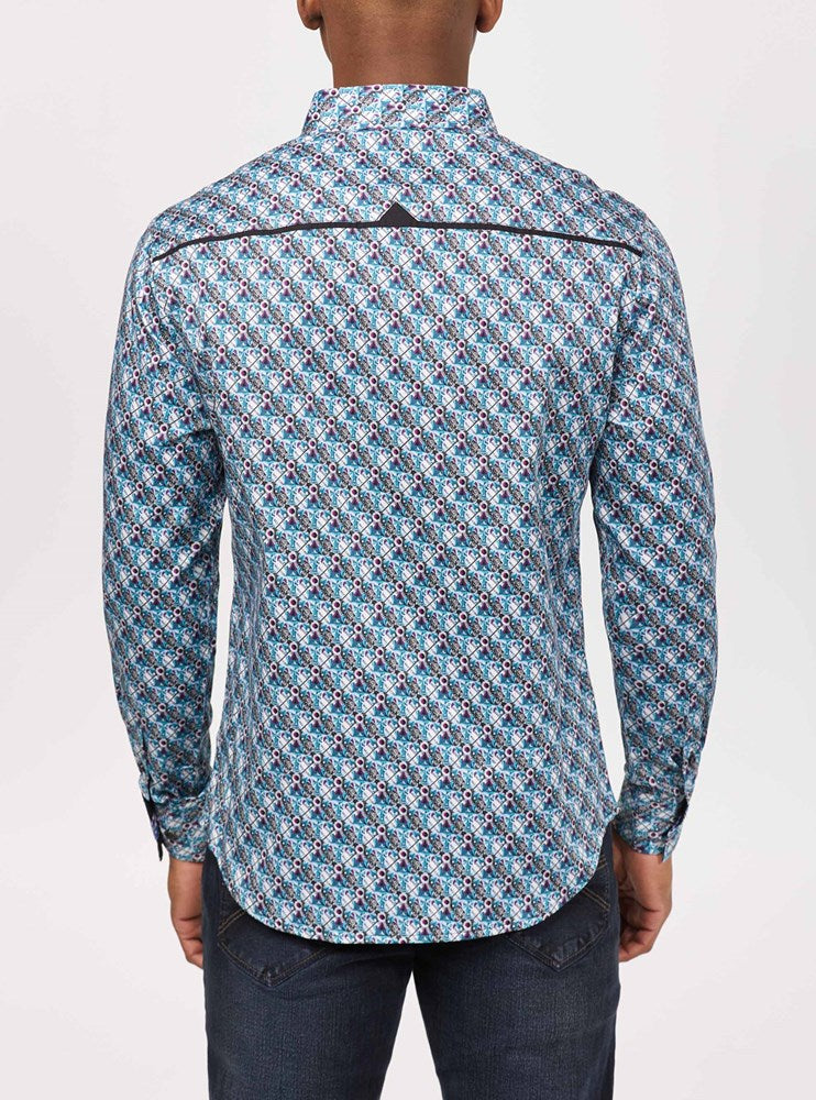 Men's casual long sleeve shirt