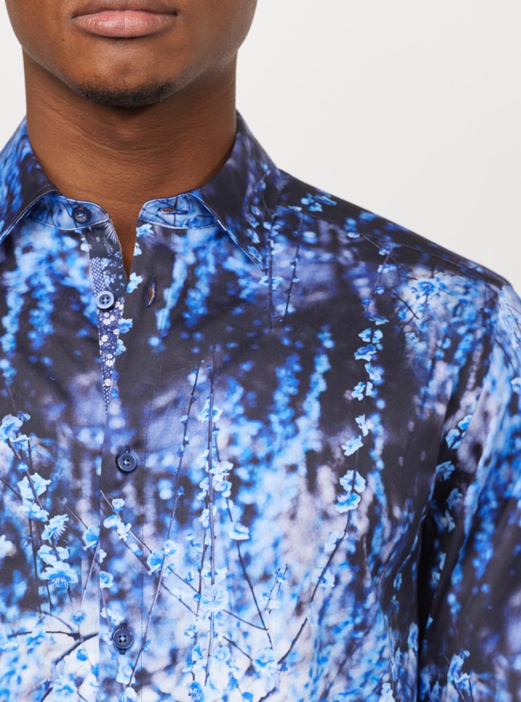 Men's casual long sleeve shirt