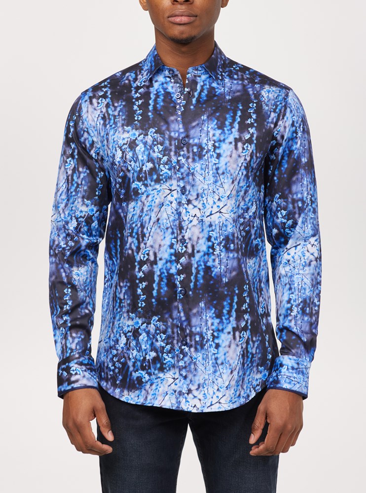 Men's casual long sleeve shirt