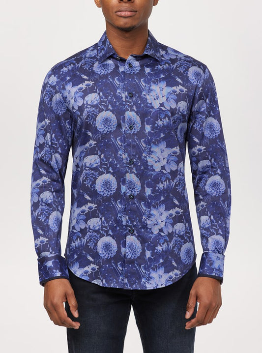 Chemise décontractée à manches longues pour hommes