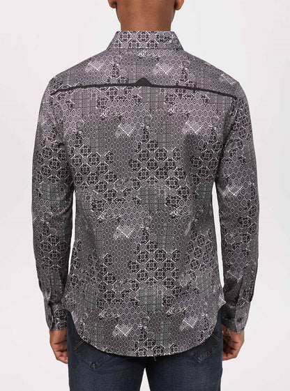 Men's casual long sleeve shirt