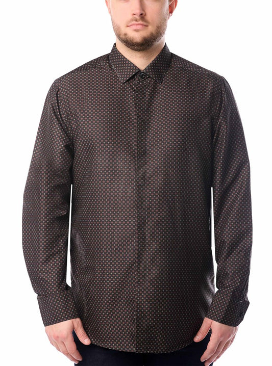Men's casual long sleeve shirt