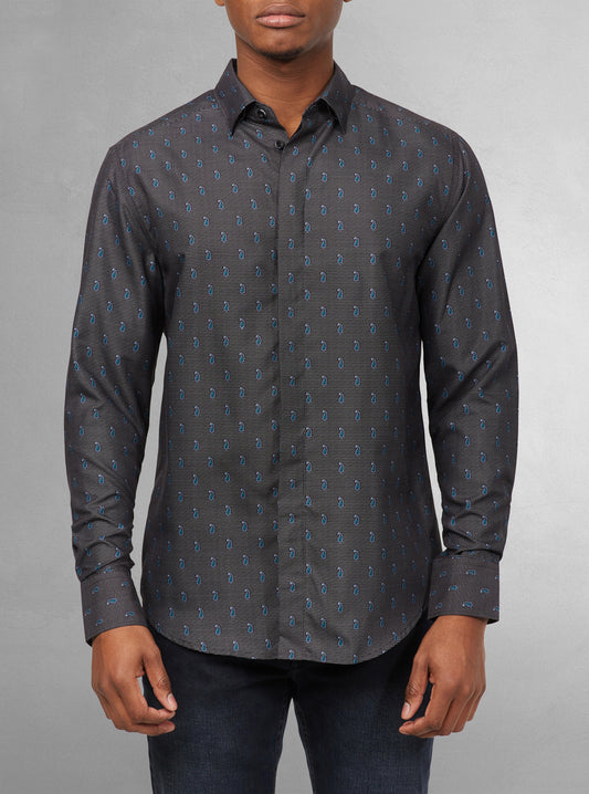 Men's casual long sleeve shirt