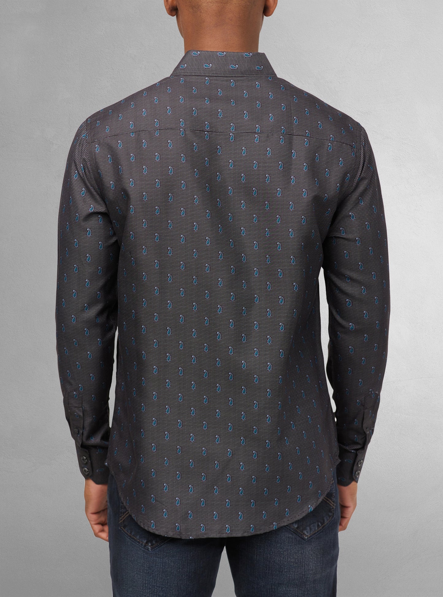 Chemise décontractée à manches longues pour hommes