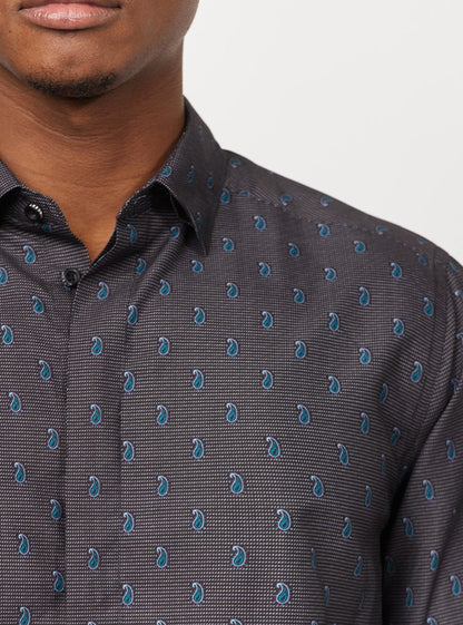 Men's casual long sleeve shirt