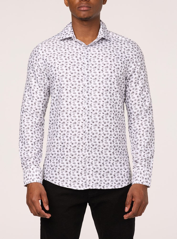 CHEMISE DÉCONTRACTÉE À MANCHES LONGUES POUR HOMMES