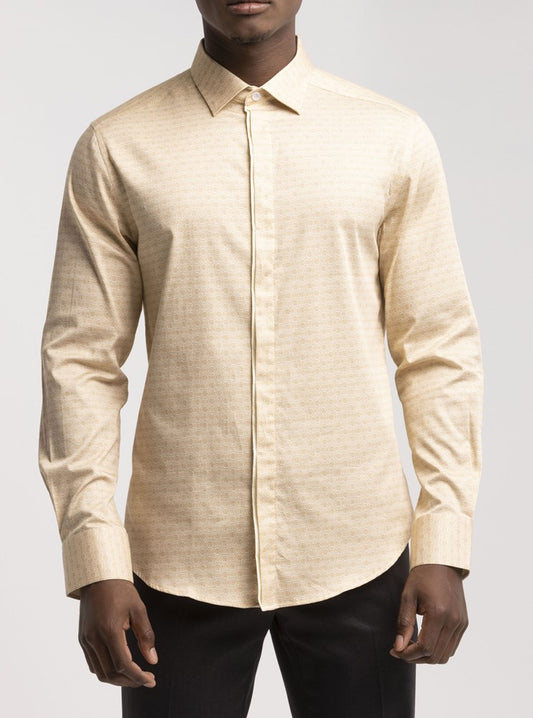 Men's casual long sleeve shirt