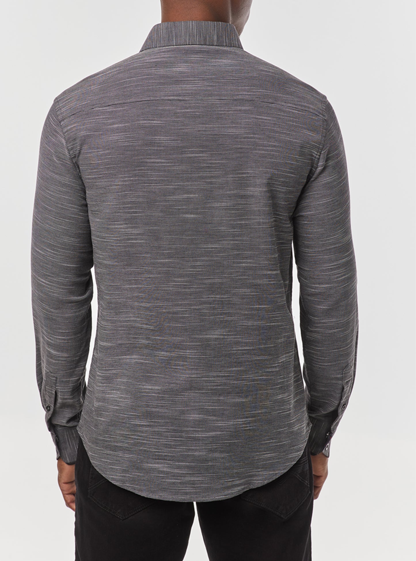 Men's casual long sleeve stretch shirt