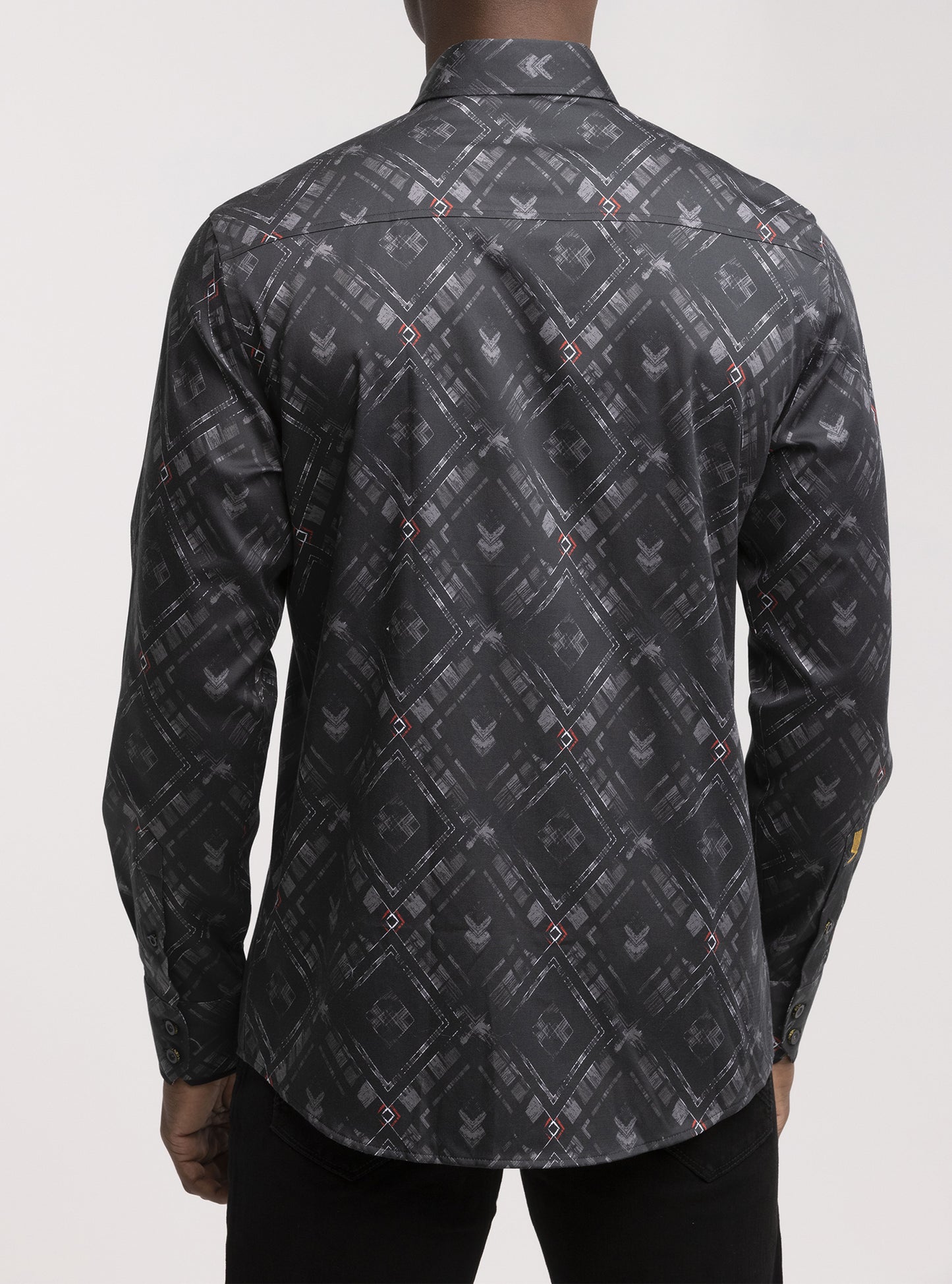 Men's casual long sleeve stretch shirt