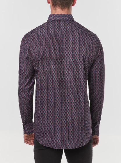 Men's casual long sleeve shirt