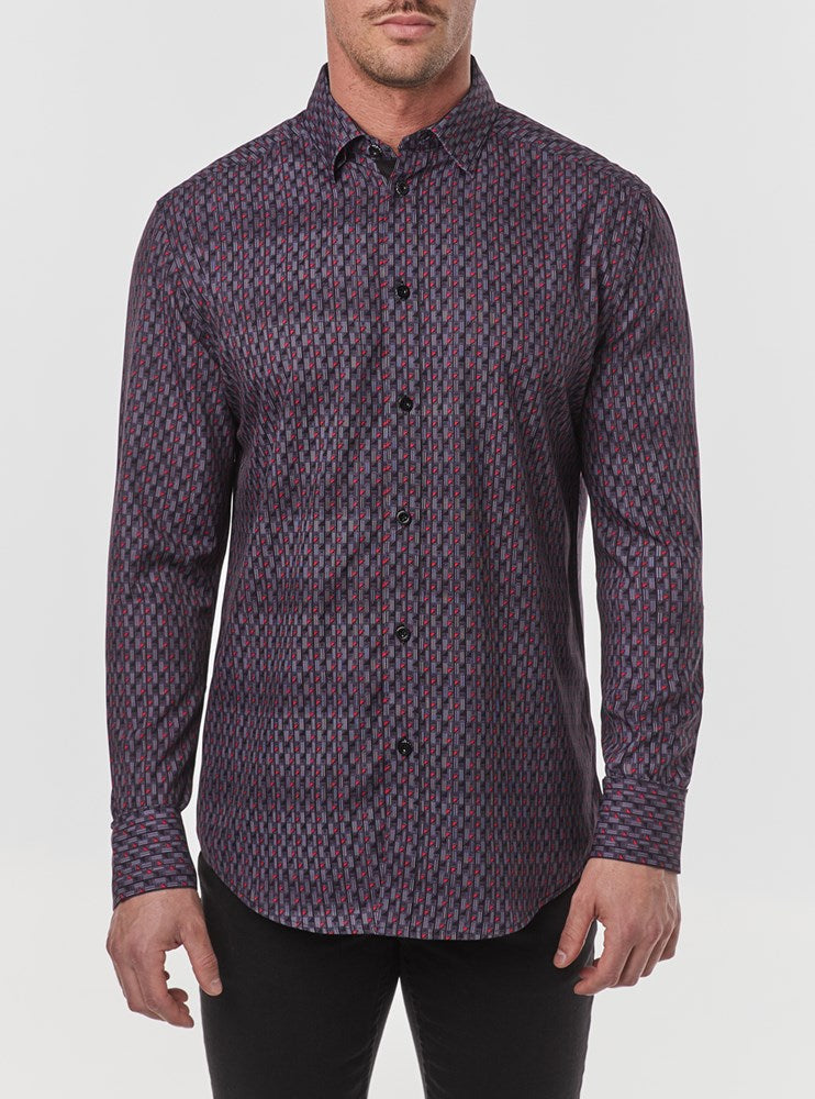 Men's casual long sleeve shirt