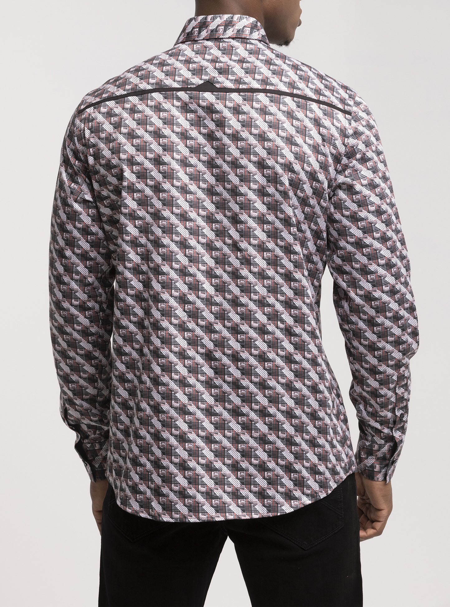 Men's casual long sleeve stretch shirt