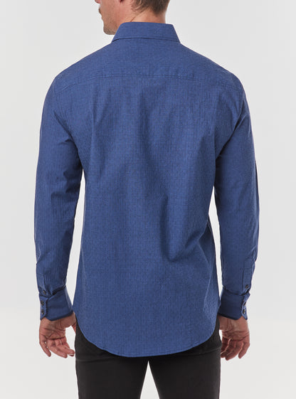 Men's casual long sleeve stretch shirt