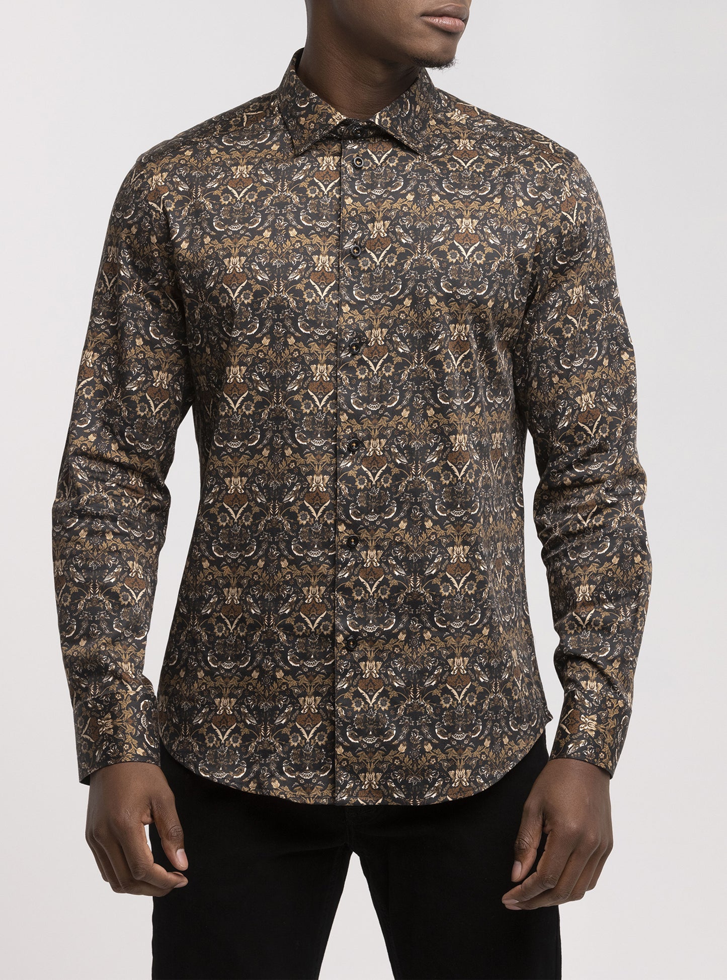 Men's casual long sleeve shirt