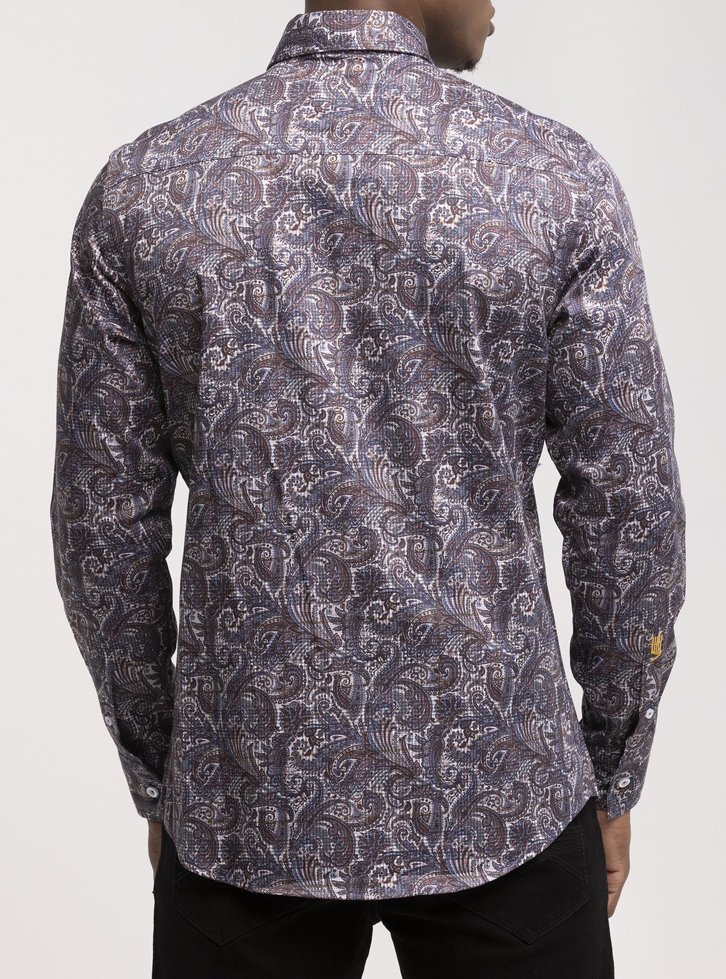 Men's casual long sleeve stretch shirt