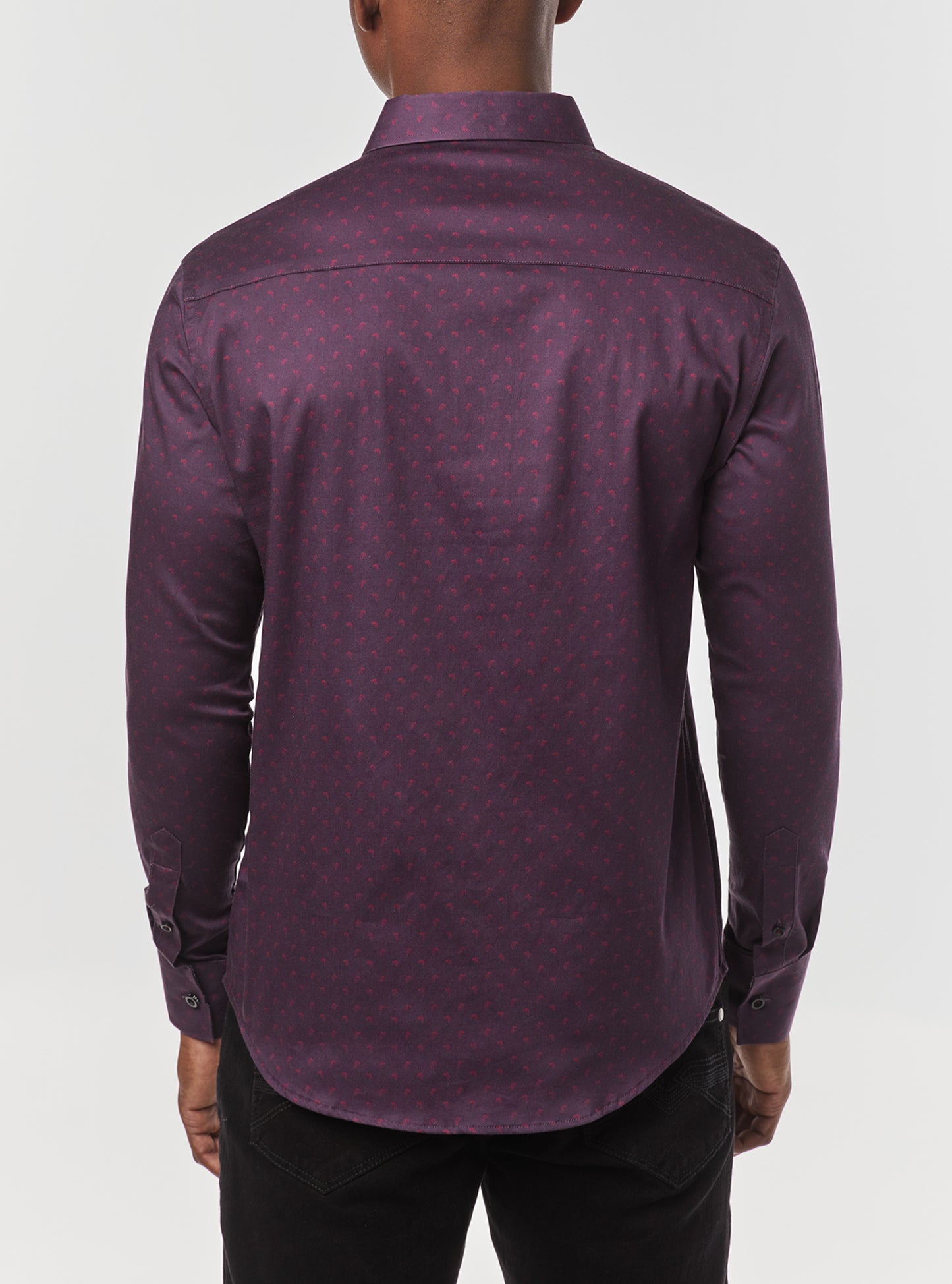 Men's casual long sleeve stretch shirt