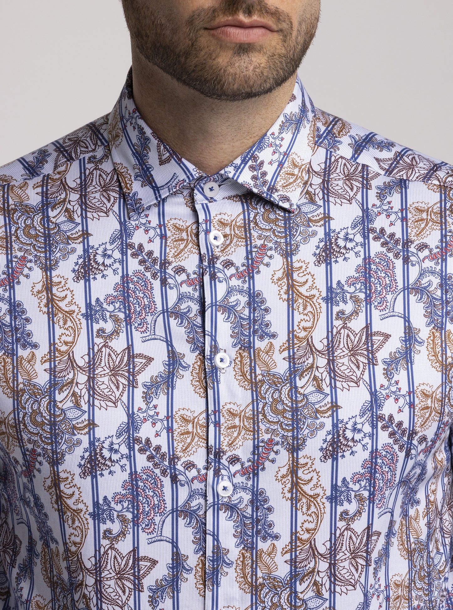 Chemise décontractée à manches longues pour hommes