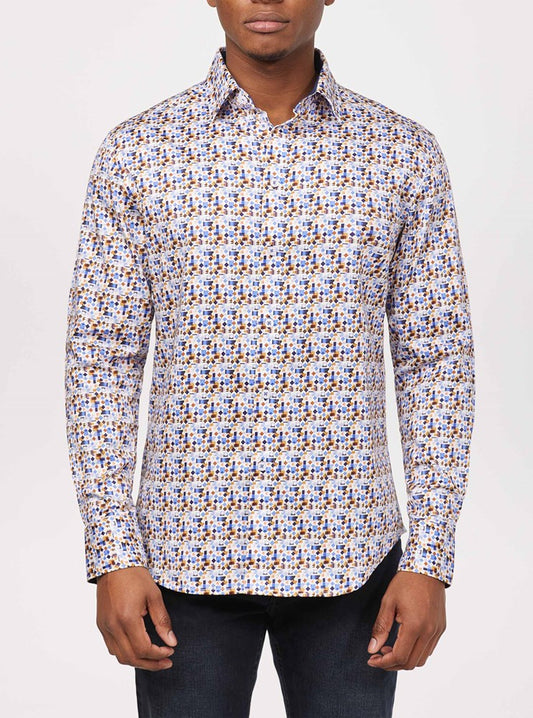Chemise décontractée à manches longues pour hommes