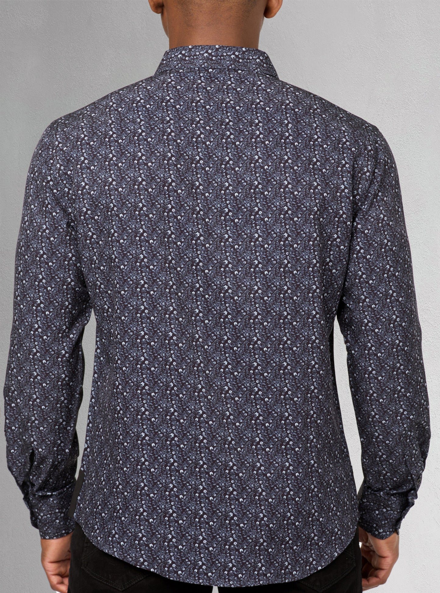 Men's casual long sleeve stretch shirt